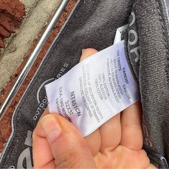 Wrangler Dark Gray Straight Leg Cargo Outdoor Pants - Picture 6 of 7